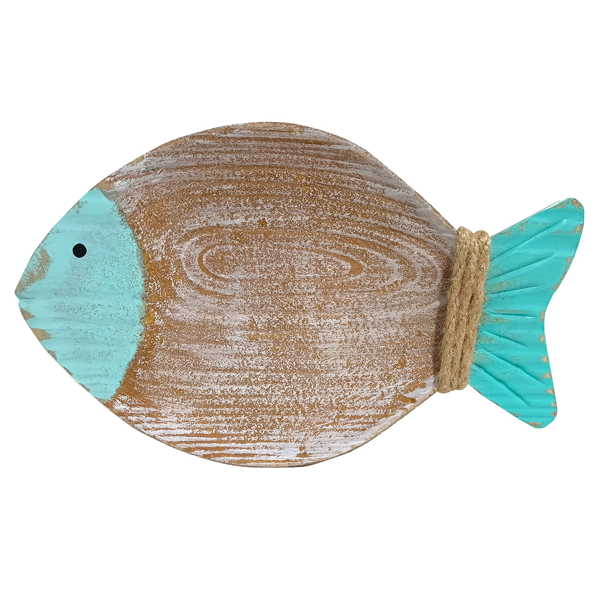 Vassoio a forma di pesce in MDF, 20,5 cm