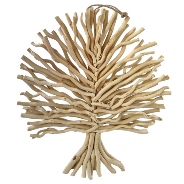 Wanddecoratie boom van moerbeihout