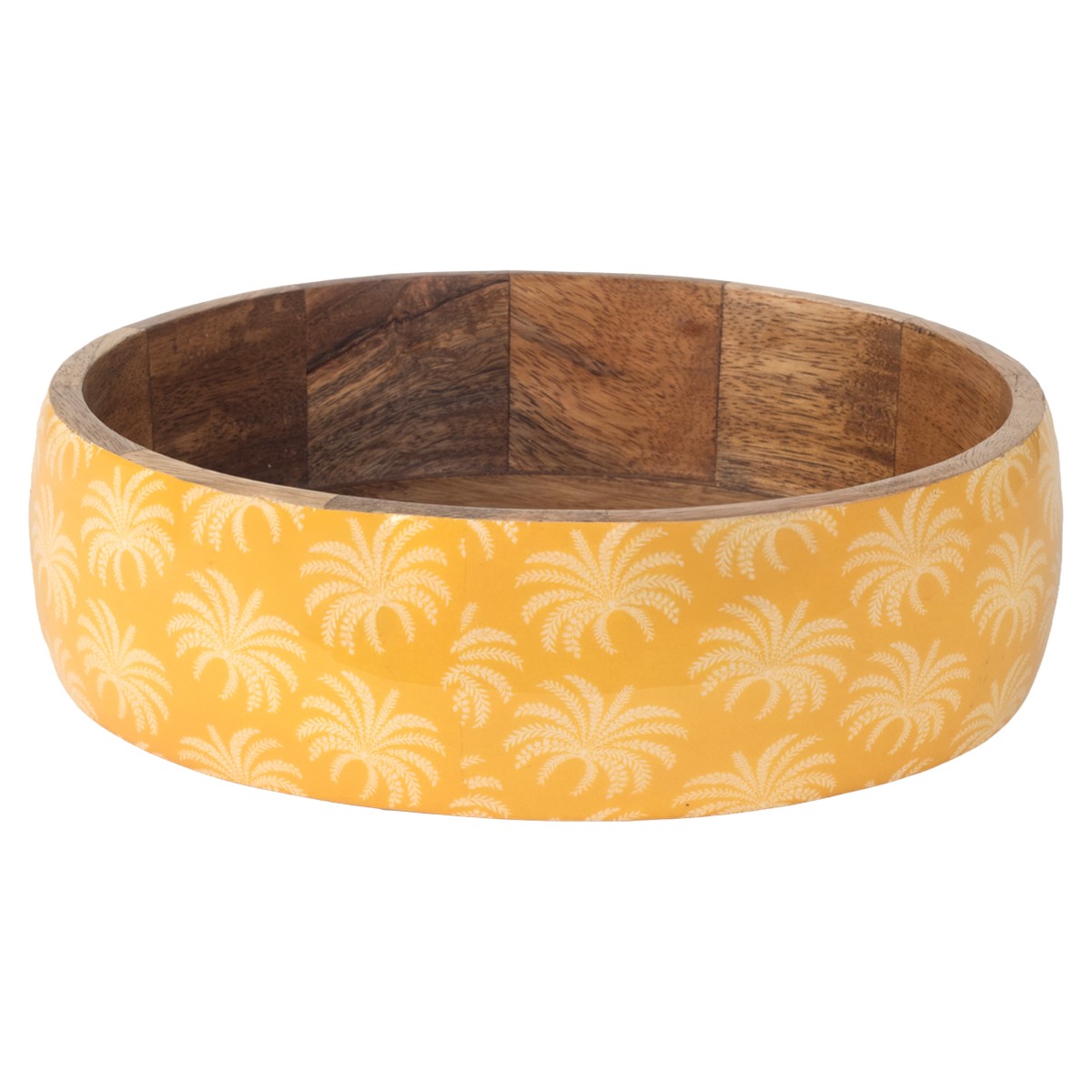 Ciotola con palme in legno e resina, 25 × 25 cm - immagine 3