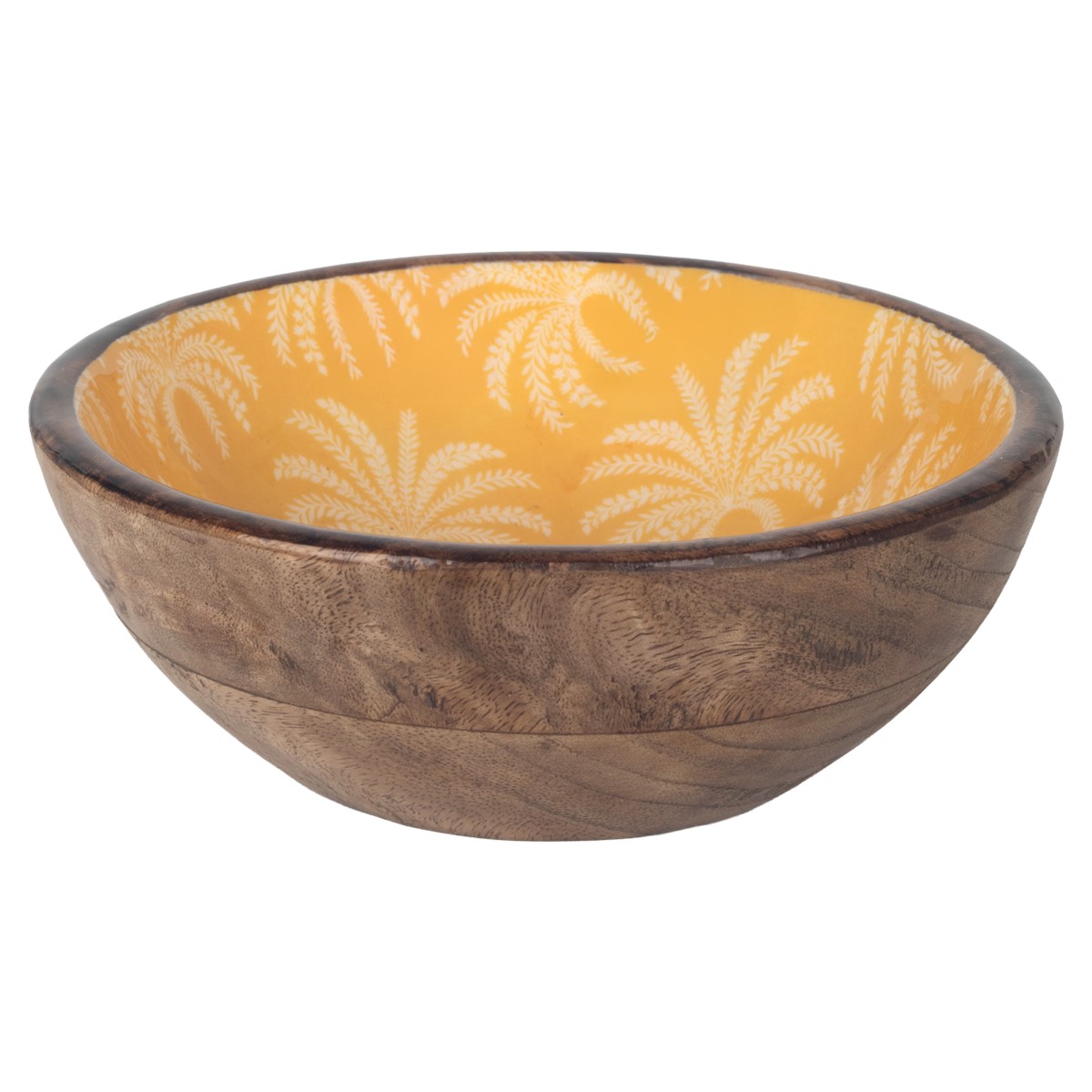Ciotola con palme in legno e resina, 20 × 20 cm - immagine 3