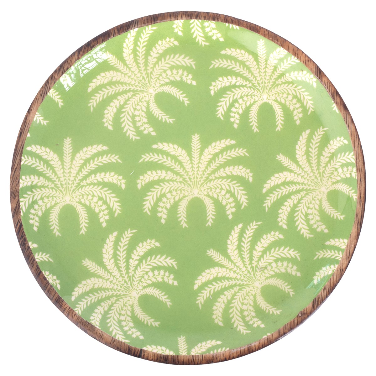 Piatto decorativo piccolo con palme, 16 × 16 cm - immagine 3
