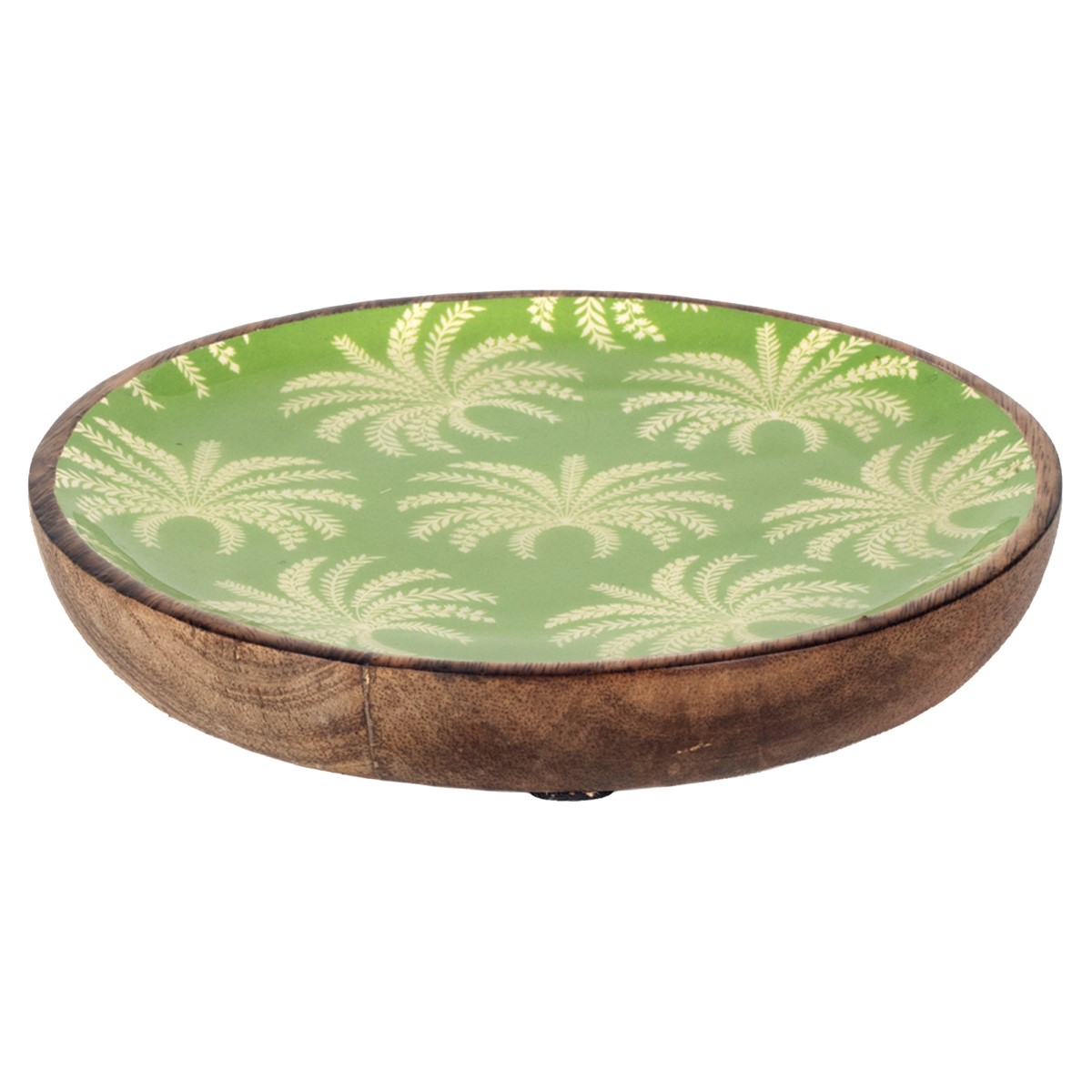 Piatto decorativo piccolo con palme, 16 × 16 cm - immagine 4